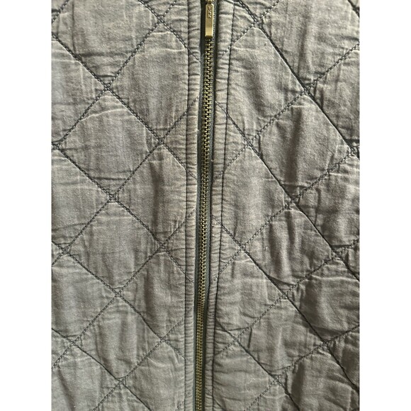 J.Jill  ~Lightweight Mixed-Media Quilted Jacket ~Size L Petite - Picture 3 of 6